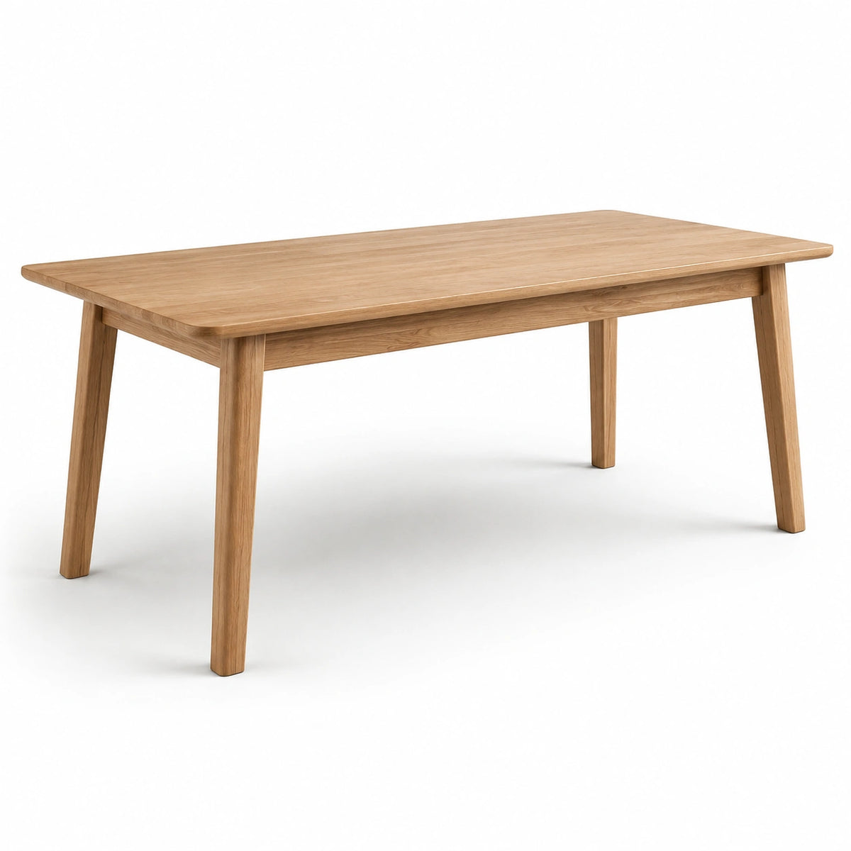Tavolo da pranzo in legno di rovere 180x90x75 cm